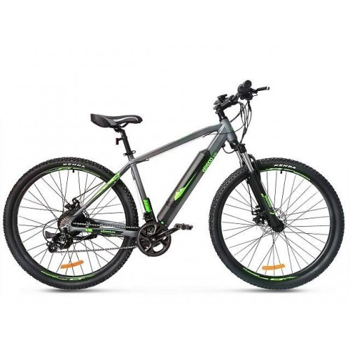 Электровелосипед Eltreco Ultra LITE Серо-зеленый фото