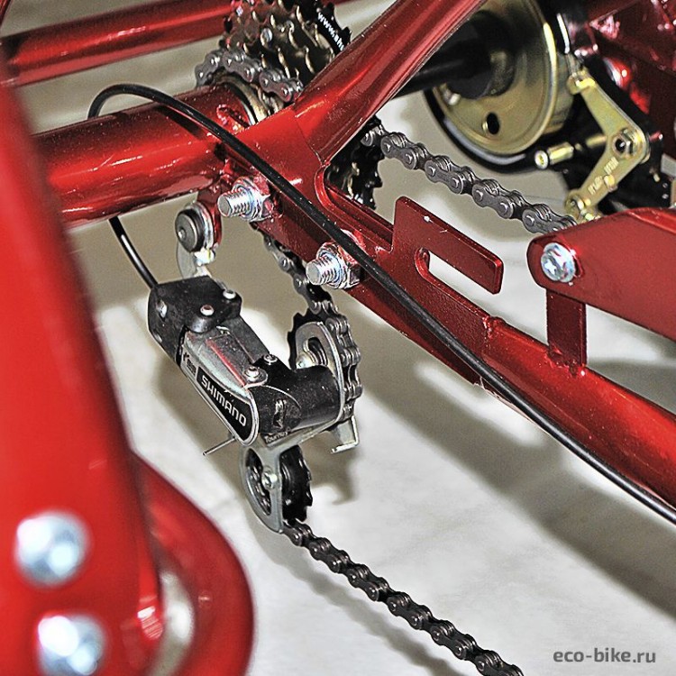 Электровелосипед трехколесный взрослый Etoro Turino 350 фото5