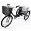 Электровелосипед трехколесный взрослый Etoro Turino 350 миниатюра 